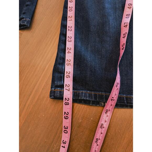 Talbots Petites Jeans Wmn's Sz 12P Stretch Denim Straight Leg Mid Rise Dark Wash - Picture 6 of 11